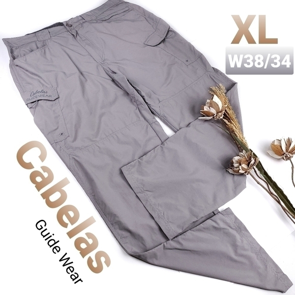Cabela's Other - 🔴 New Cabela's Guide Wear Grey Cargo Pants XL W38